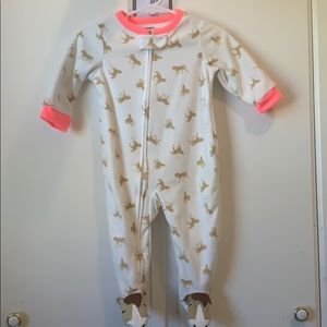 Carters horse footie pajamas